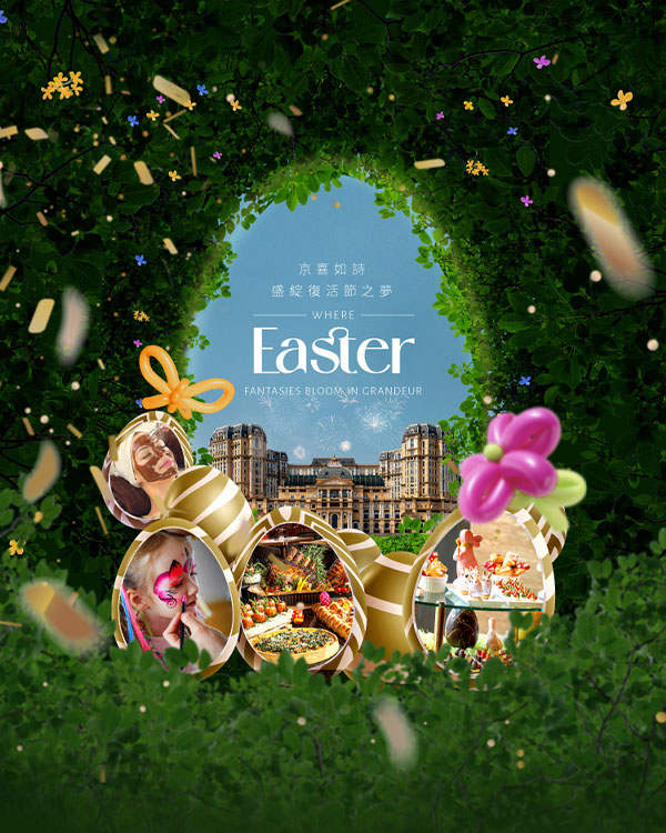 Where Easter Fantasies Bloom in Grandeur