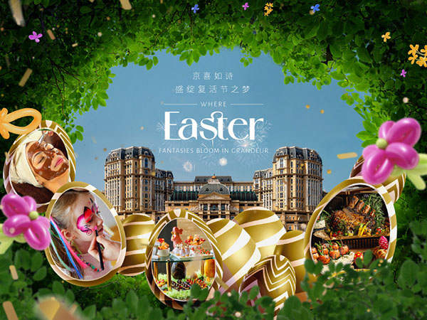 Where Easter Fantasies Bloom in Grandeur