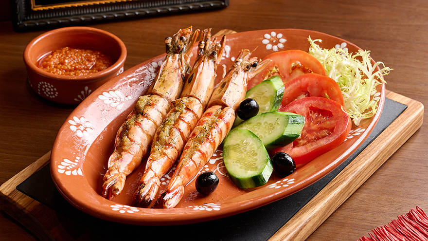 Garlic Devil Prawns