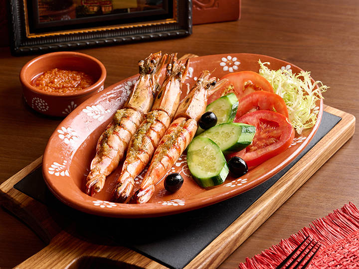 Garlic Devil Prawns